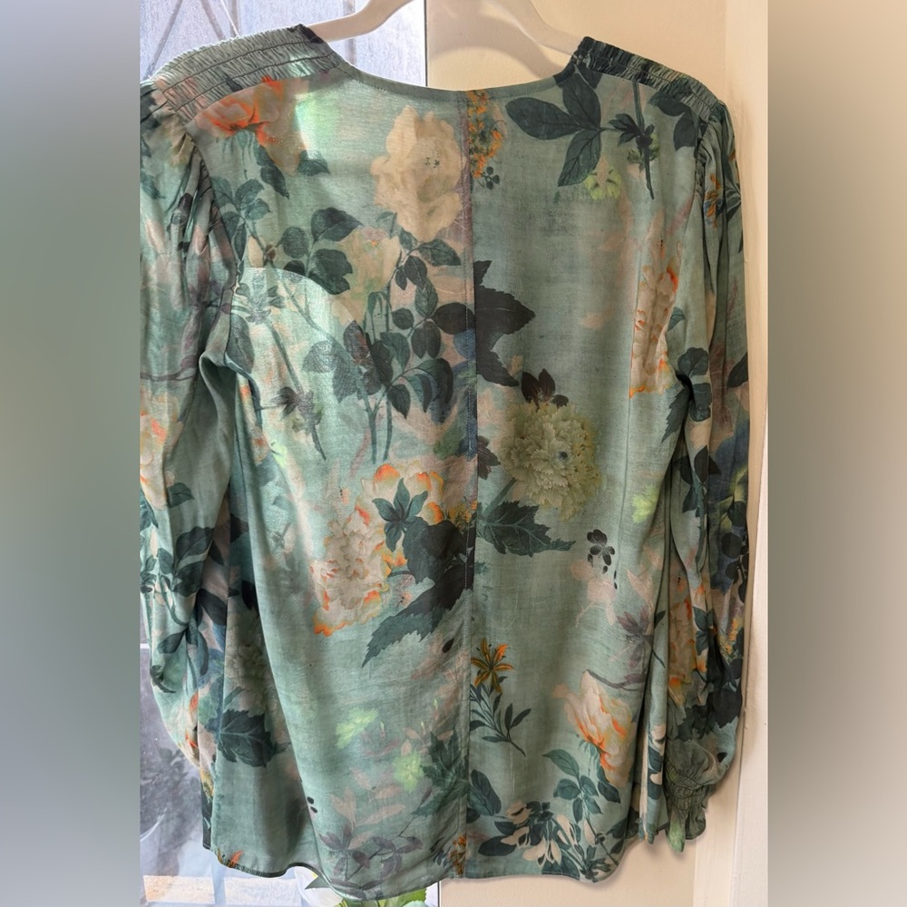 Peruvian Connection Izumi Blouse XS - Picture 3 of 10